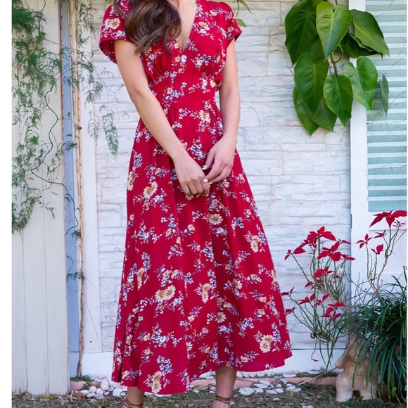 Mombasa Rose Boutique Lizzie Red Graces 